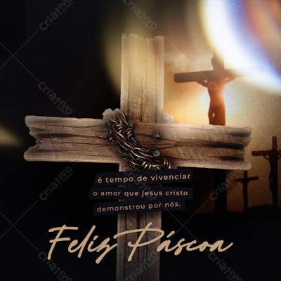 PSD REDE SOCIAL FELIZ PÁSCOA