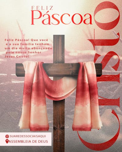 FLYER FELIZ PÁSCOA