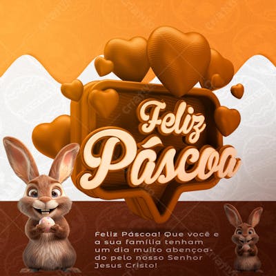 PSD FLYER - FELIZ PÁSCOA