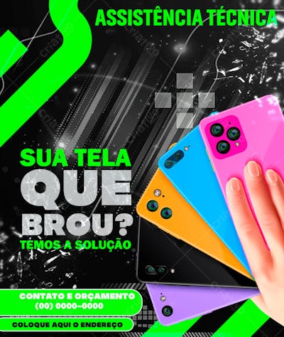 PSD CELULAR TELA QUEBRADA