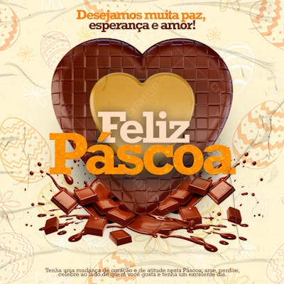 PSD FLYER REDE SOCIAL PÁSCOA