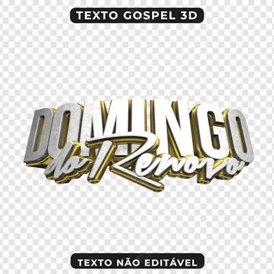 SELO 3D PSD FLYER DOMIGO DO RENOVO