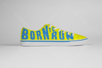 Skate shoes sneaker psd Editabl