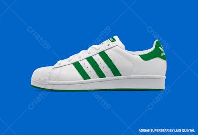 adidas_superstar shoes sneaker psd Editabl