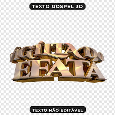 SELO 3D PSD VIGÍLIA DO EFATA