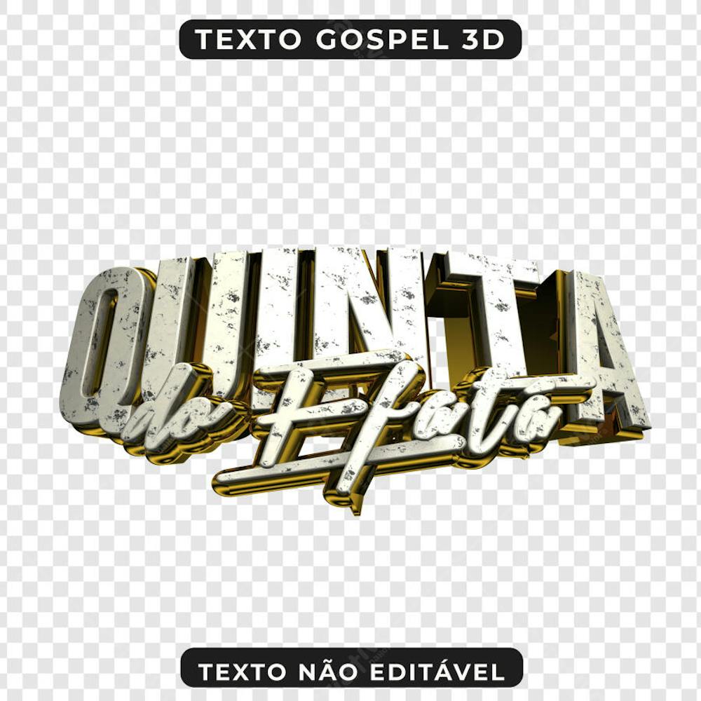 SELO 3D PSD QUINTA-FEIRA DO EFATA