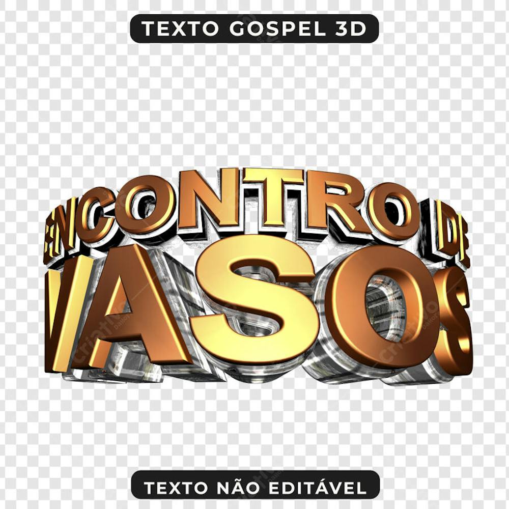 SELO 3D PSD ENCONTRO DE VASOS
