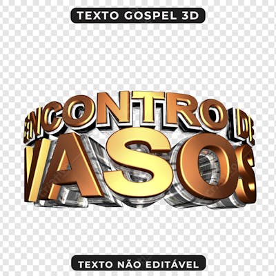SELO 3D PSD ENCONTRO DE VASOS