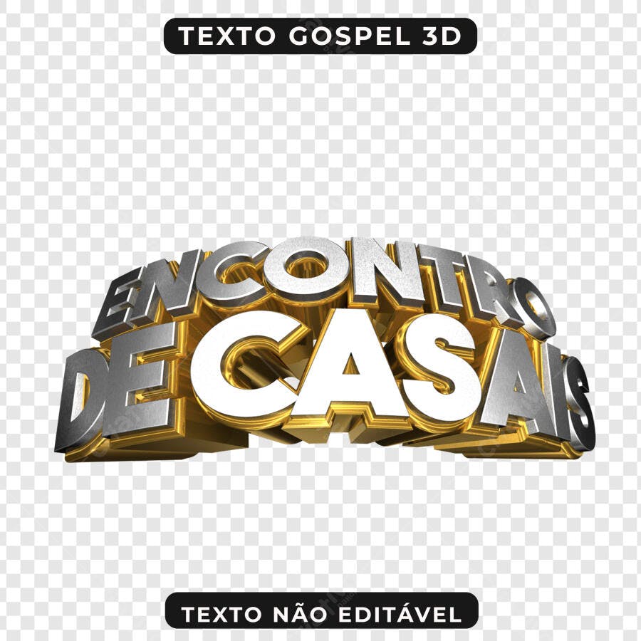 Banner Encontro de Casais PNG com fundo transparente