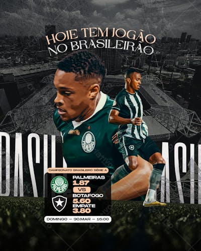 Jogo do Dia - Palmeiras X Botafogo
