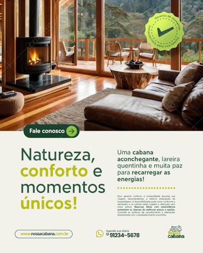Natureza, conforto e momentos únicos!