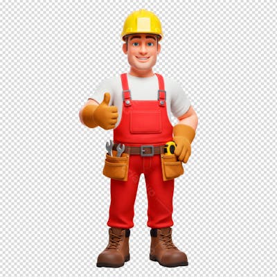 Personagem trabalhador png Joia