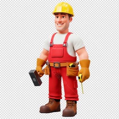 Personagem trabalhador 09