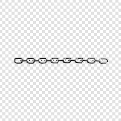 Metal Irident Chain transparent png 4k (165)