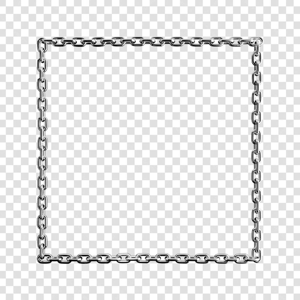 Metal Irident Chain transparent png 4k (166)