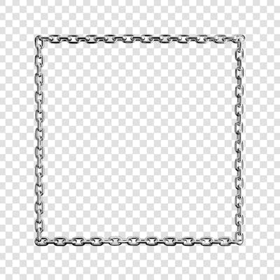 Metal Irident Chain transparent png 4k (166)