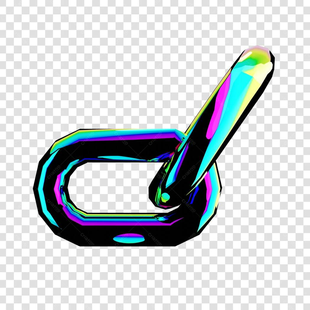Elemento gráfico PNG com fundo transparente elo de corrente