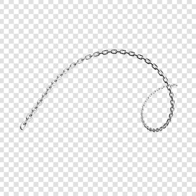 Metal Irident Chain transparent png 4k (145)