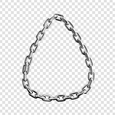 Metal Irident Chain transparent png 4k (167)