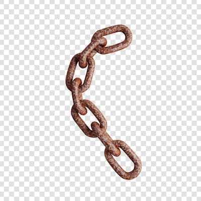 Metal Irident Chain transparent png 4k (100)