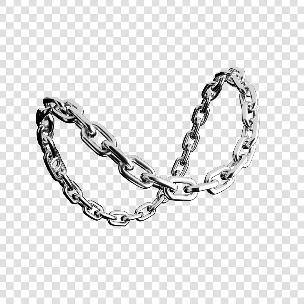 Elementos PNG com fundo transparente Cadeia Metálica