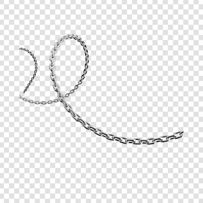 Metal Irident Chain transparent png 4k (146)
