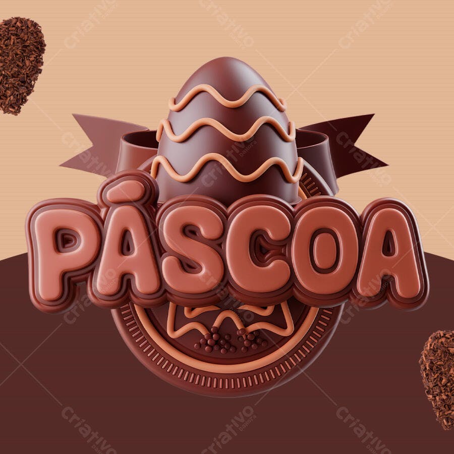 Flyer Páscoa PSD Editável