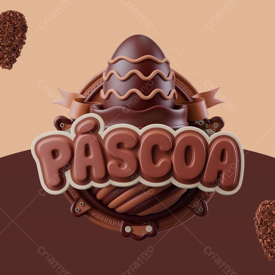 Banner Páscoa PSD Editável