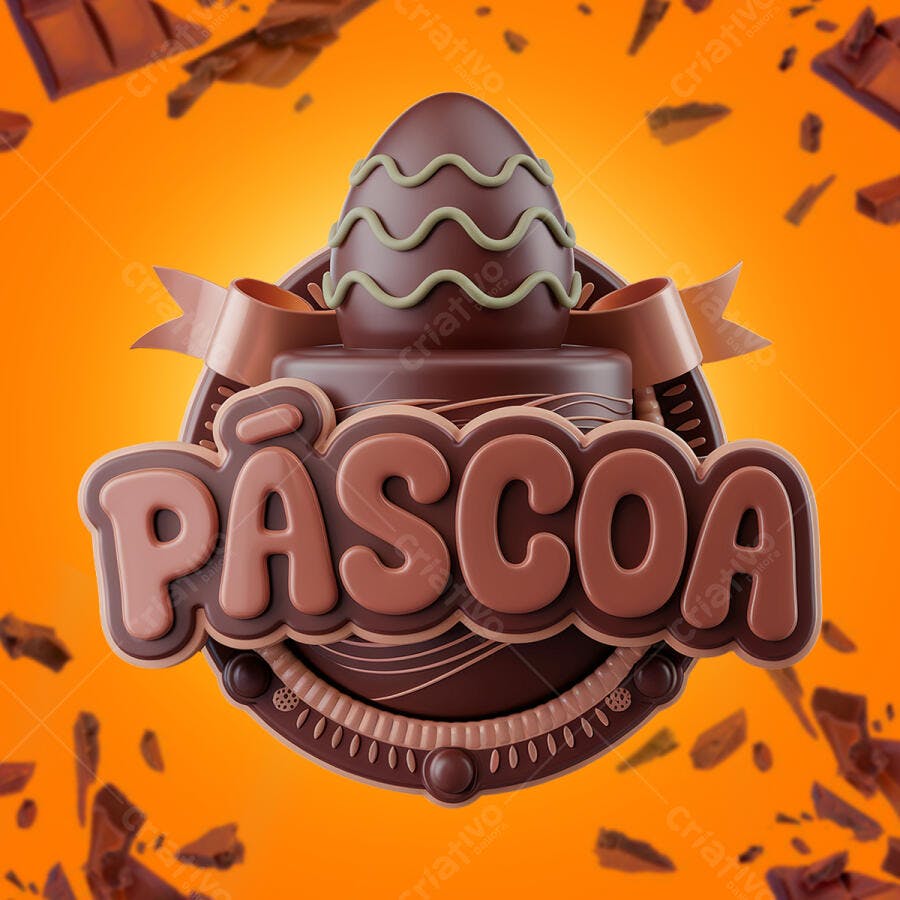 Banner Páscoa PSD Editável