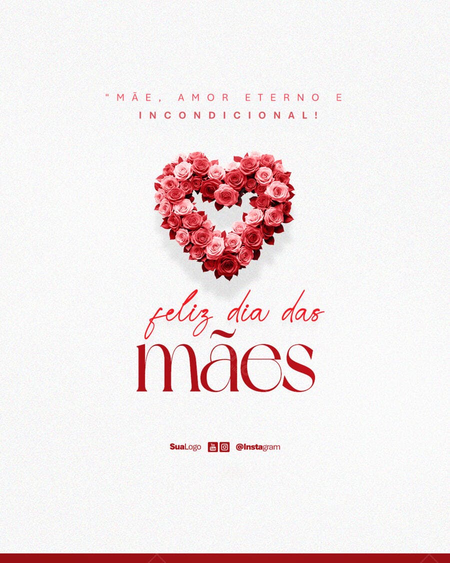 Postagem Dia das Mães PSD Editável