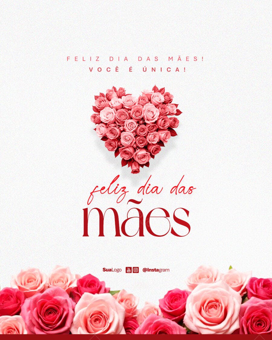 Postagem Dia das Mães PSD Editável