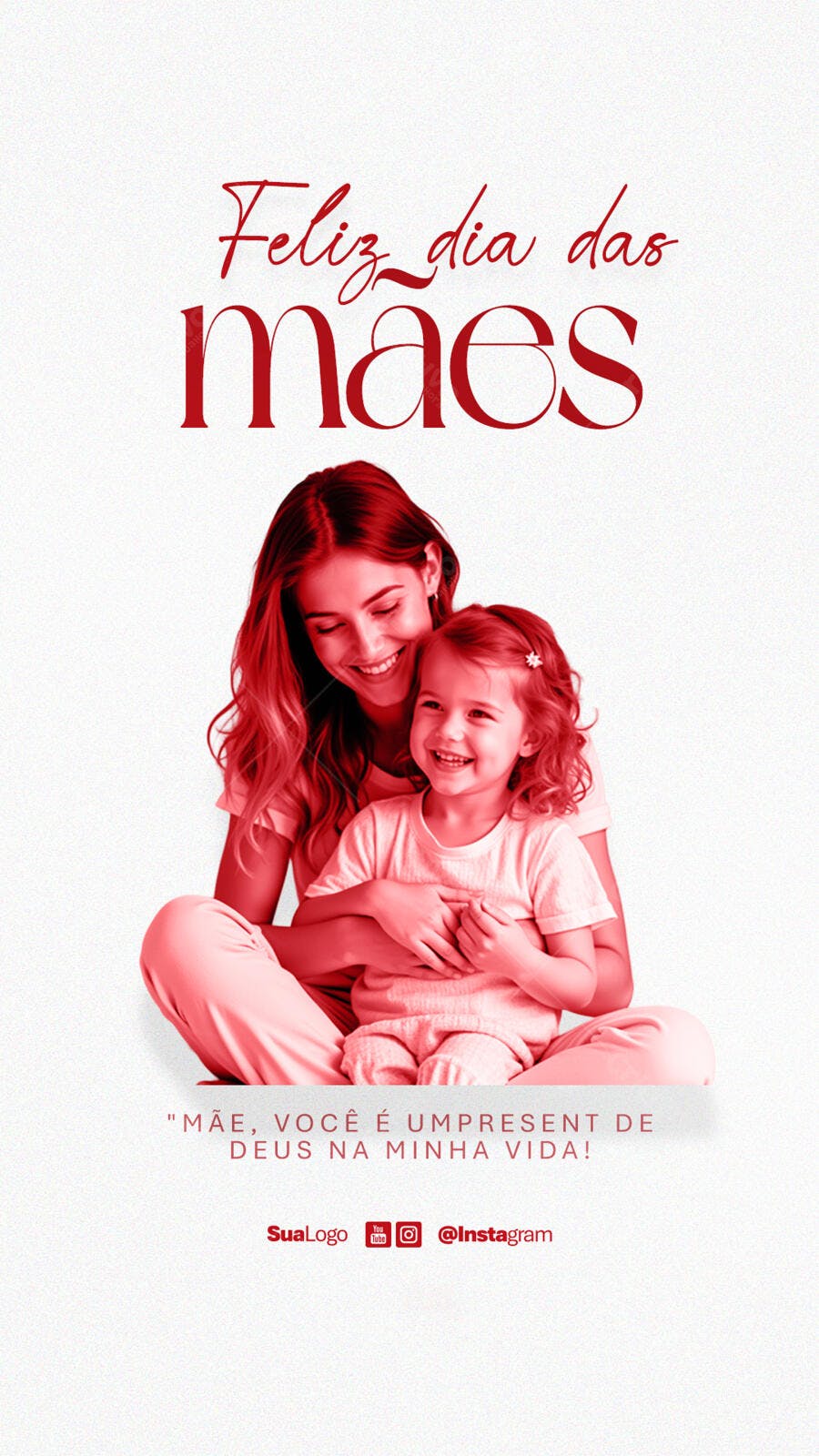 Postagem Dia das Mães PSD Editável