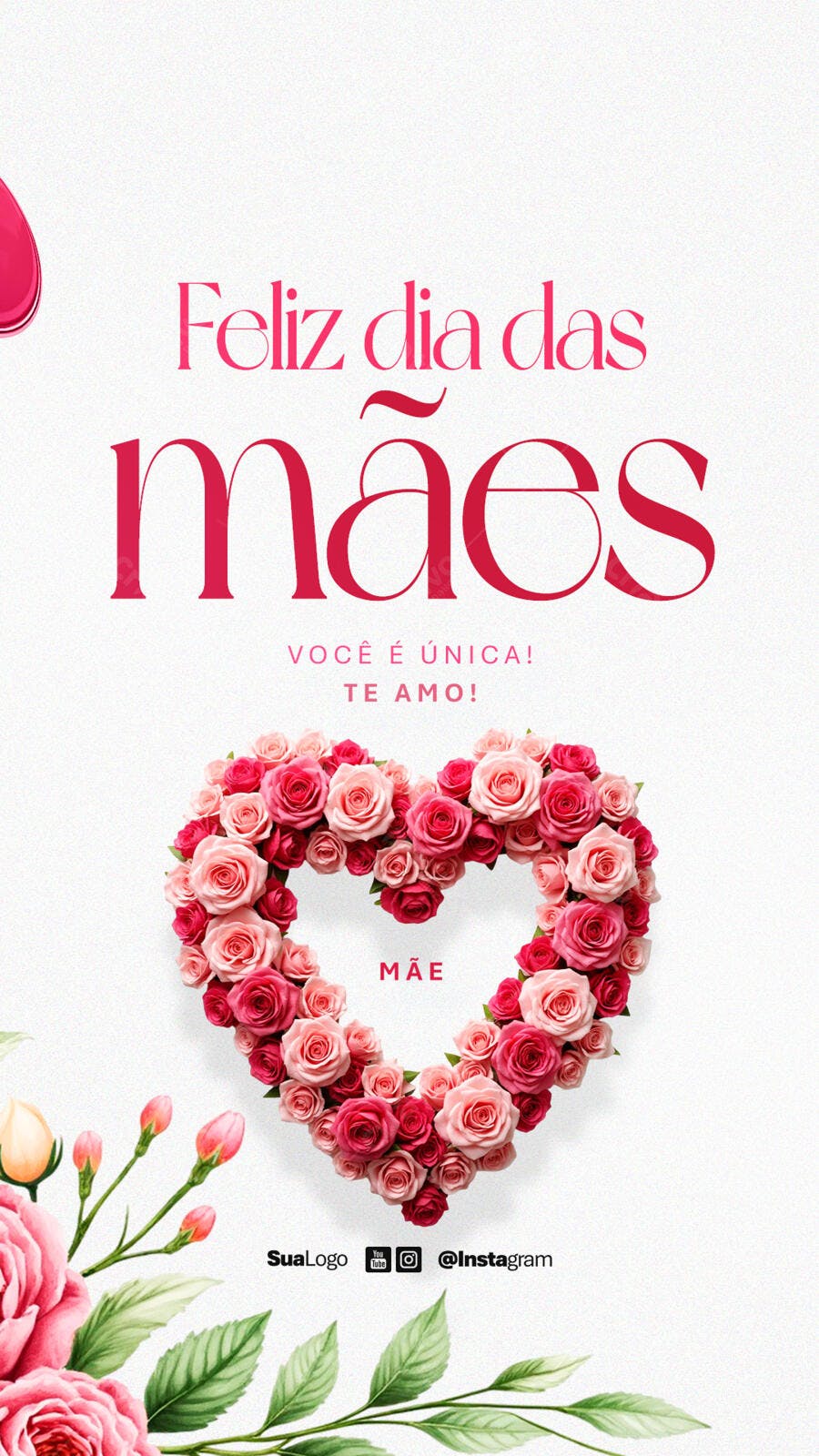 Postagem Dia das Mães PSD Editável