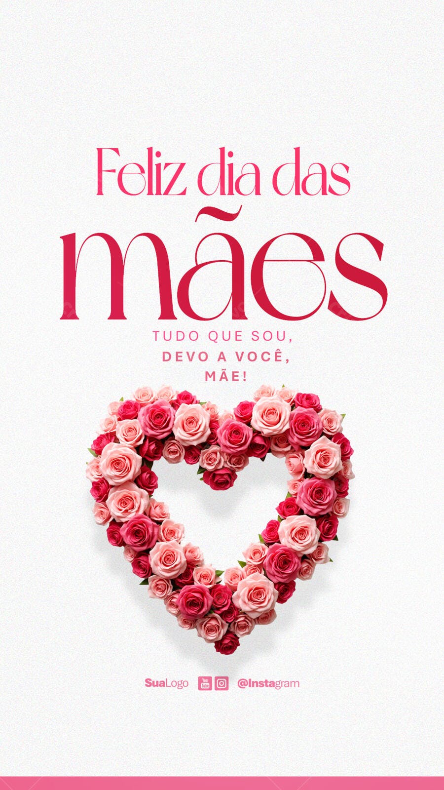 Flyer Dia das Mães PSD Editável