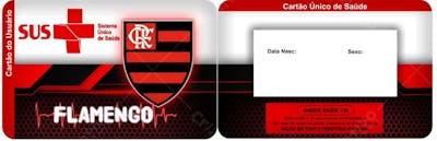 Cartão SUS Flamengo 
