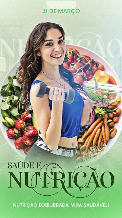 saúde e nutrição academia VERDE