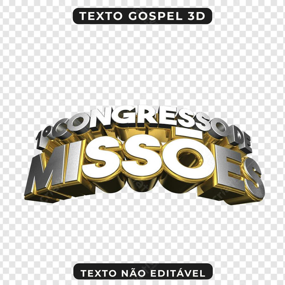 PSD PRIMEIRO CONGRESSO DE MISSÕES 3D