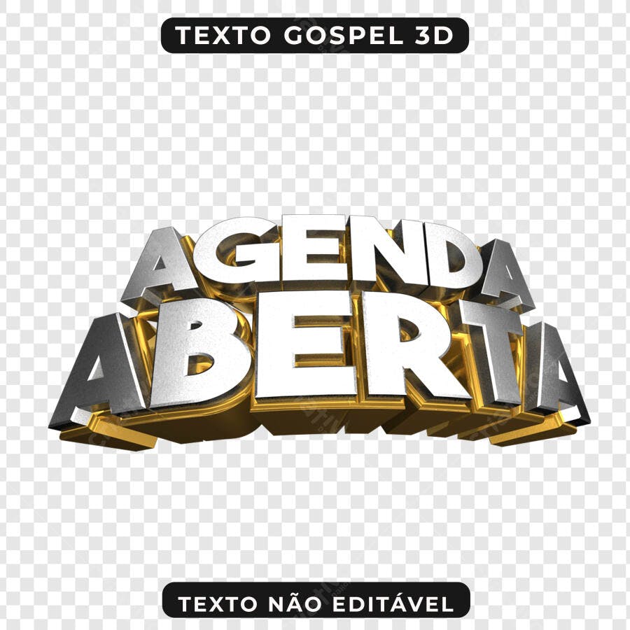 Selo 3D promocional metálico dourado e prata