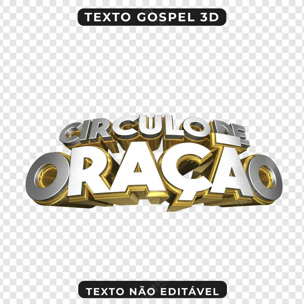 PSD CIRCULO DE ORAÇÃO 3D