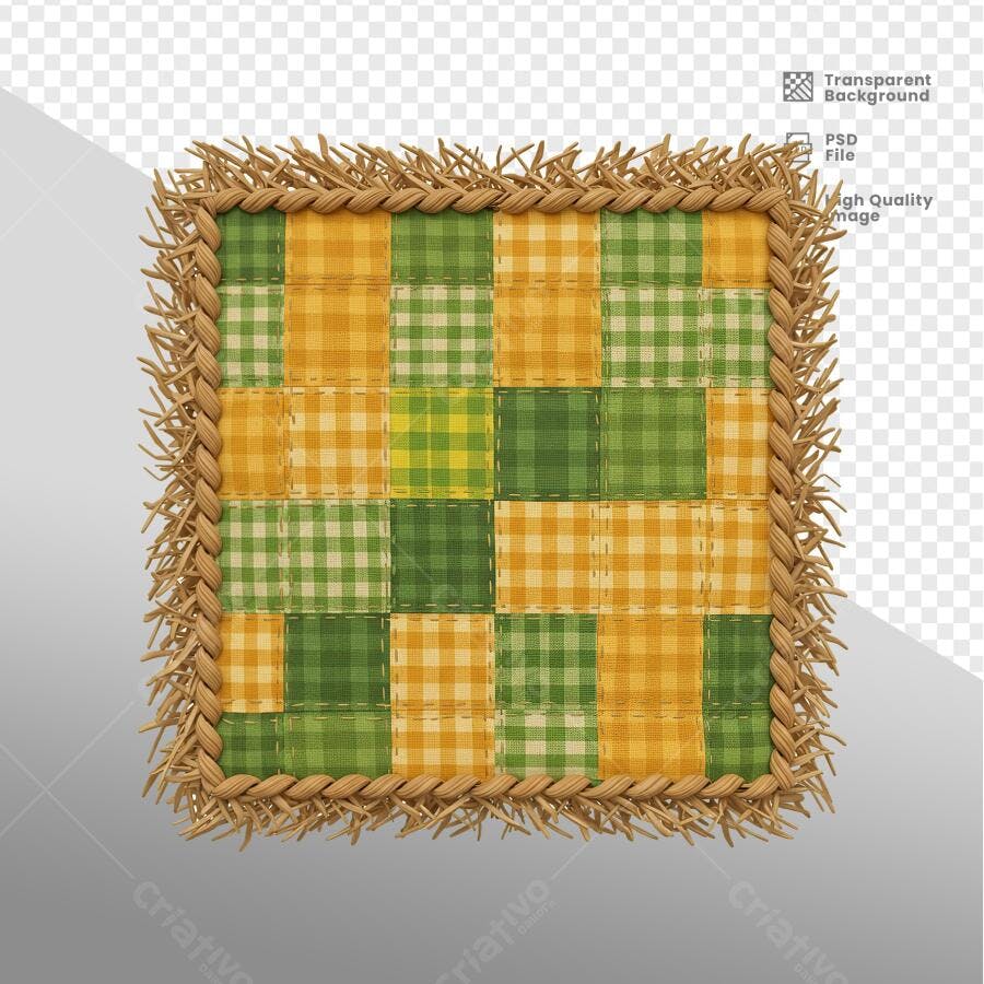 Quadro Patchwork para Dia de Ação de Graças PSD Editável