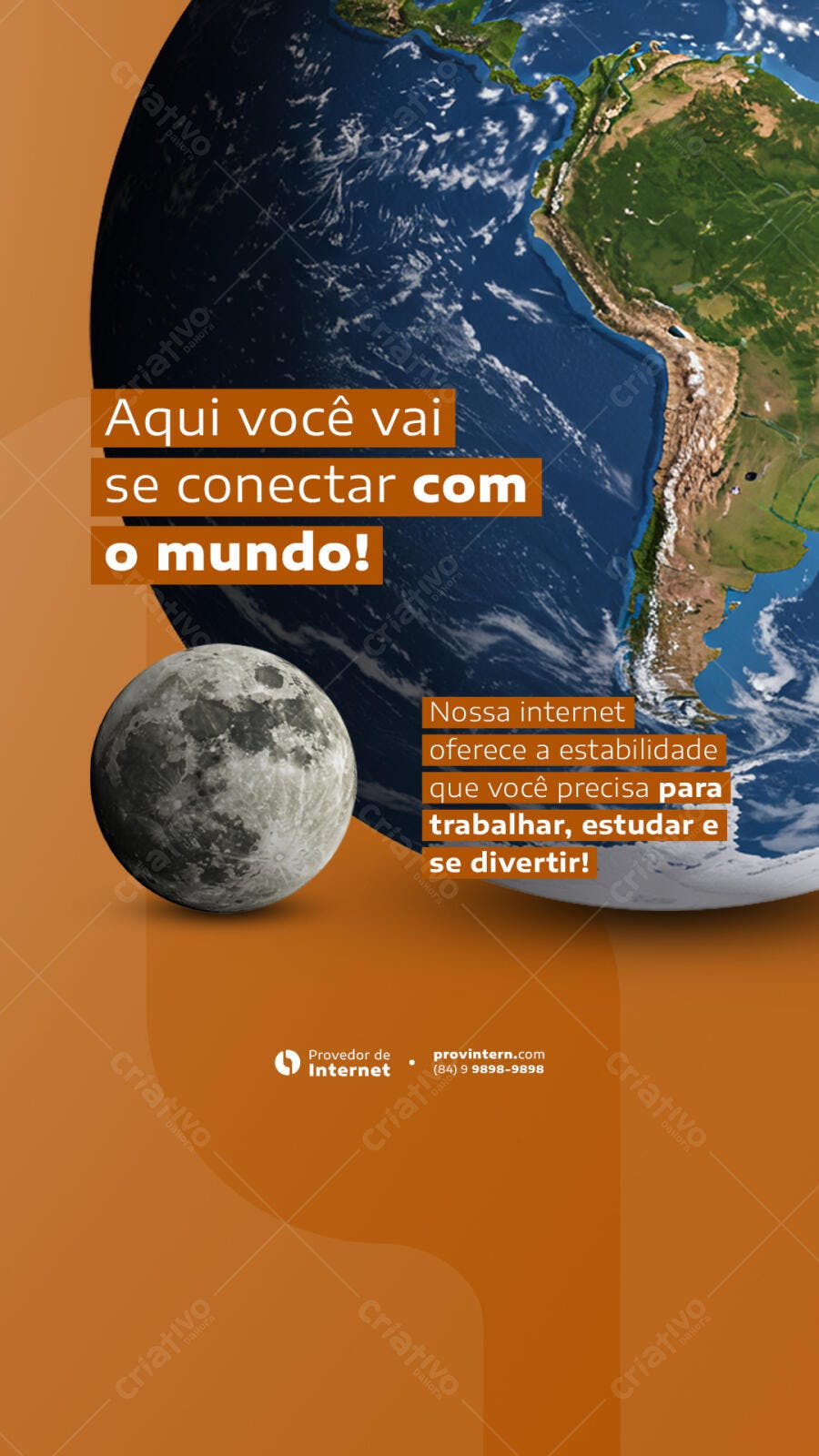 Flyer Propaganda Internet PSD Editável