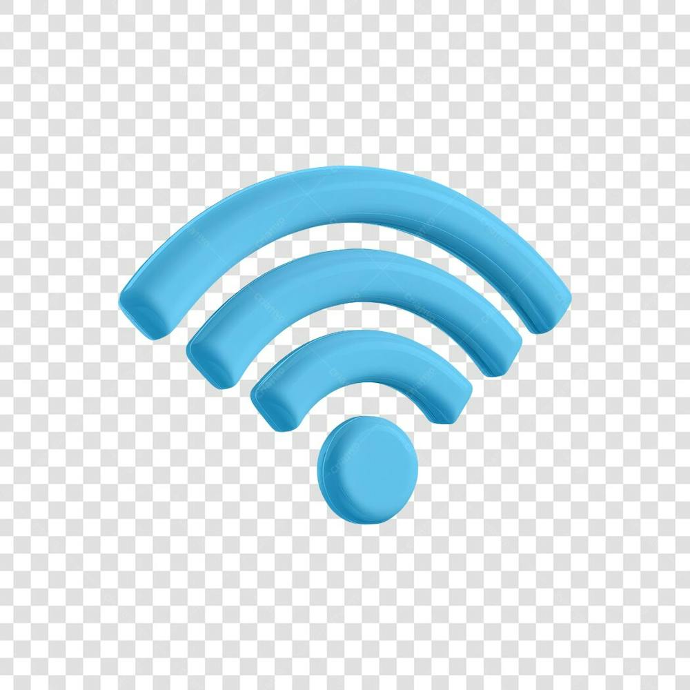 PNG ICON WIFI 3D AZUL