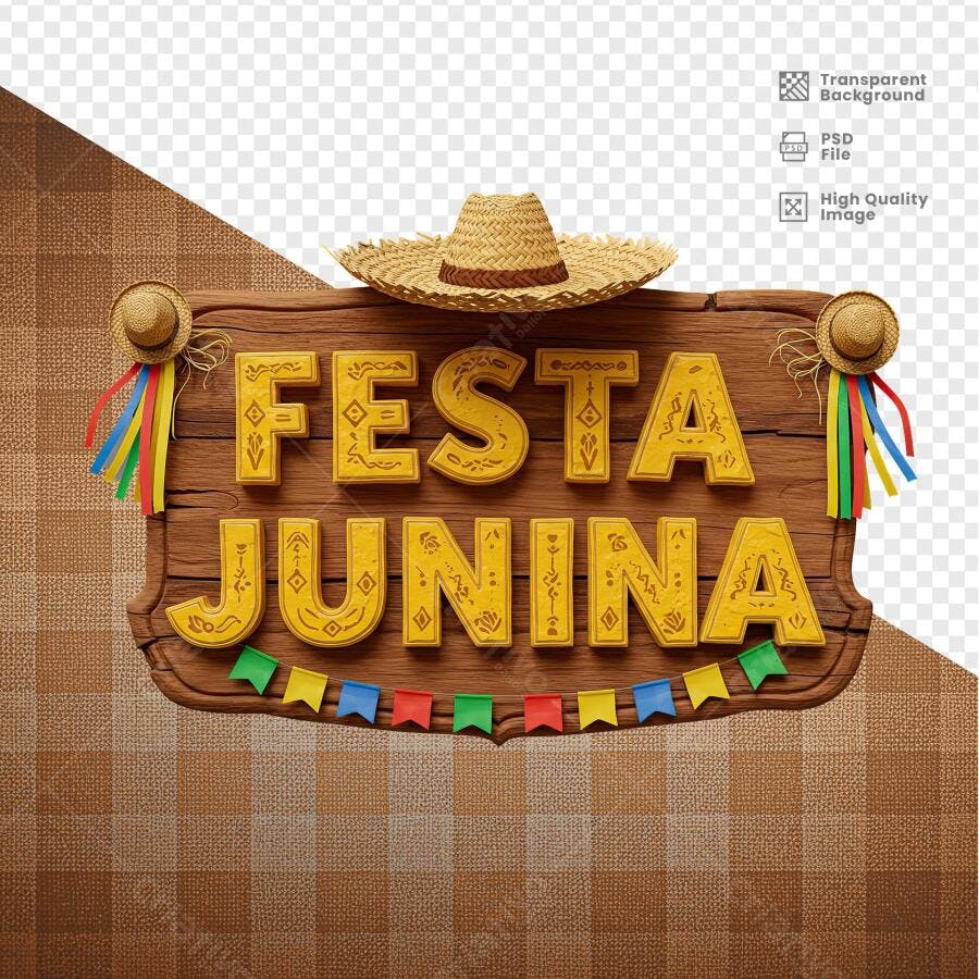 Banner Festa Junina PSD Editável
