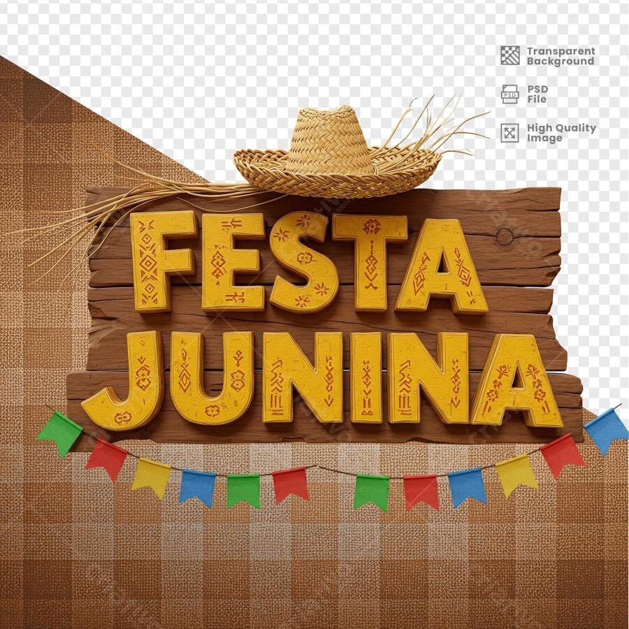 Banner Festa Junina PSD Editável