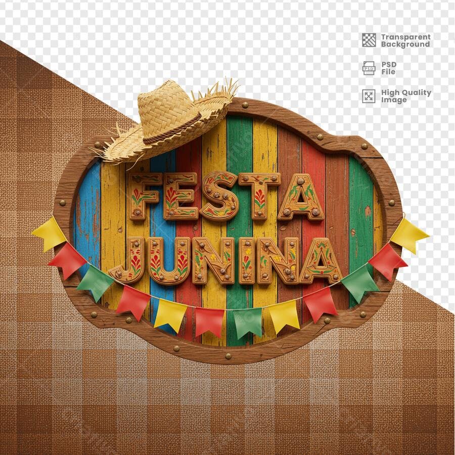 Banner Festa Junina PSD Editável