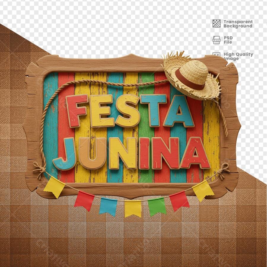 Banner Festa Junina PSD Editável