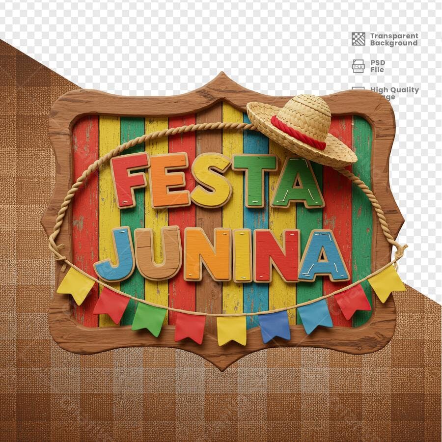 Banner Festa Junina PSD Editável