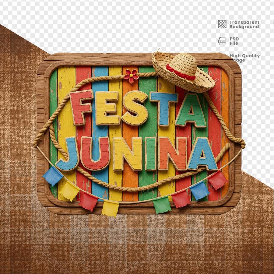 Banner Festa Junina PSD Editável
