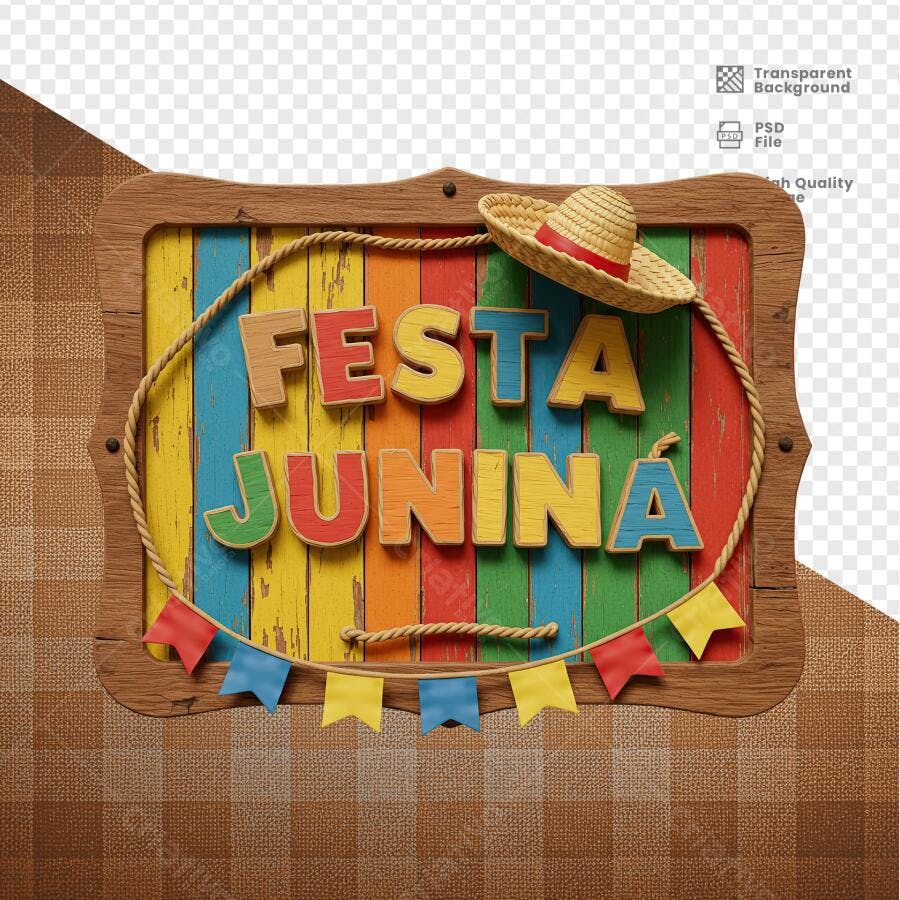 Banner Festa Junina PSD Editável
