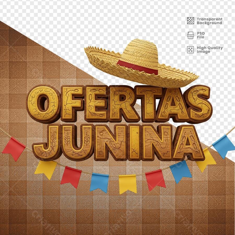 Banner Festa Junina PSD Editável